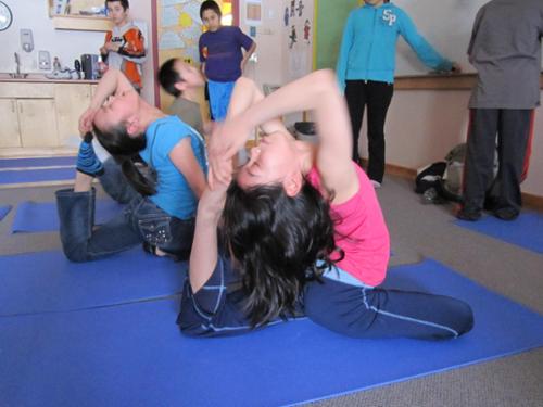 Yoga in the schools in Nunavut